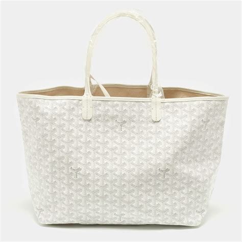 goyard white totes|inside goyard tote.